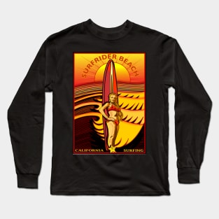 Surfrider Beach MALIBU CALIFORNIA Long Sleeve T-Shirt